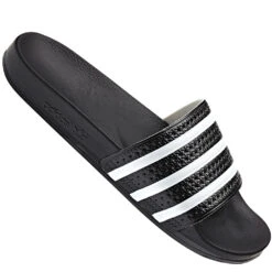 Adidas Originals Adilette Slipper Black/White Damen, Herren