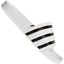 Adidas Originals Adilette Schlappen White/Core Black Damen, Herren