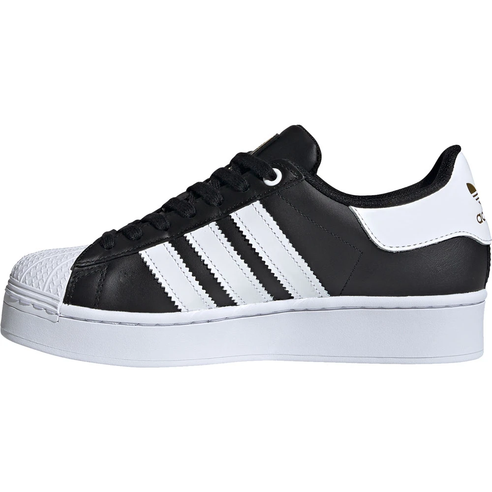 Adidas Originals Superstar Bold Plateau-Sneaker Core Black/Footwear White/Gold Metallic Damen – Bild 2