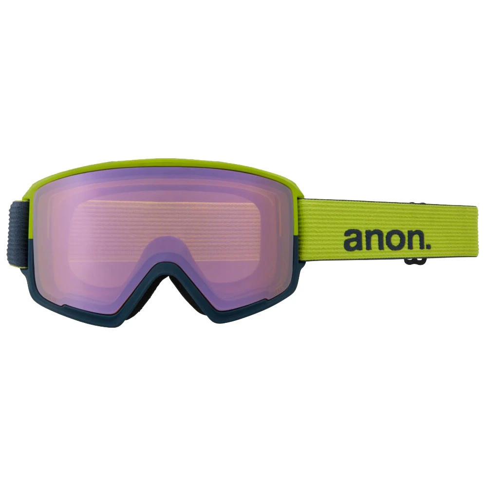 Anon M3 MFI With Spare Snowboardbrille Mit Zubehör Blue Split/Perceive Variable Green/Pink Herren – Bild 3