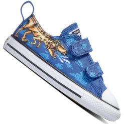 Converse 2V Sneaker Blue/Black/White Kinder
