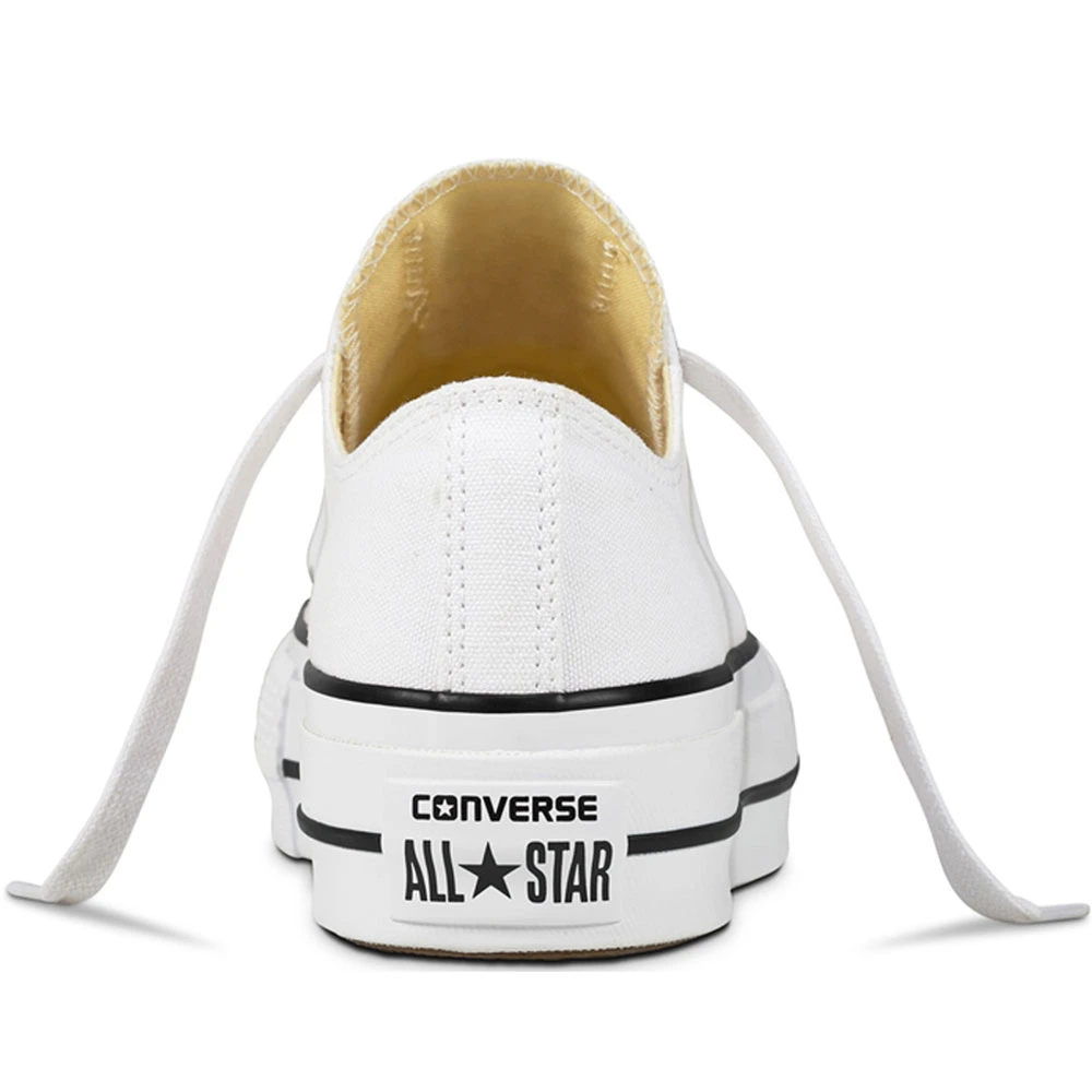 Converse CT All Star Lift OX Plateau-Sneaker White/Black/White Damen – Bild 4
