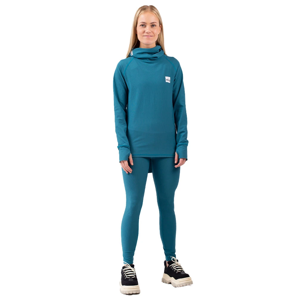 Eivy Icecold Rib Langarmshirt Deep Sea Damen – Bild 4