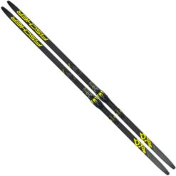 Fischer RCR Skate Medium Langlaufski Black/Yellow Damen, Herren