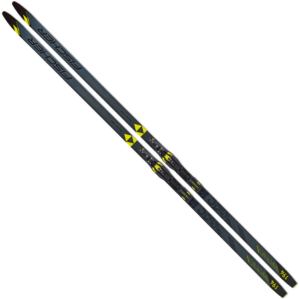 Fischer Twin Skin Superlite Stiff EF Langlaufski Black/Yellow Damen, Herren