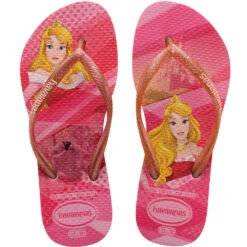 Havaianas Slim Zehentrenner Rose Kinder