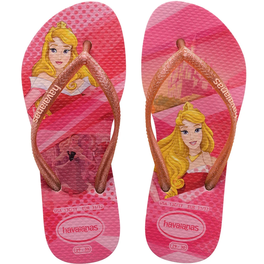 Havaianas Slim Zehentrenner Rose Kinder