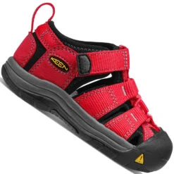 Keen Newport H2 Toddler Freizeit-Sandalen Ribbon Red/Gargoyle Kinder