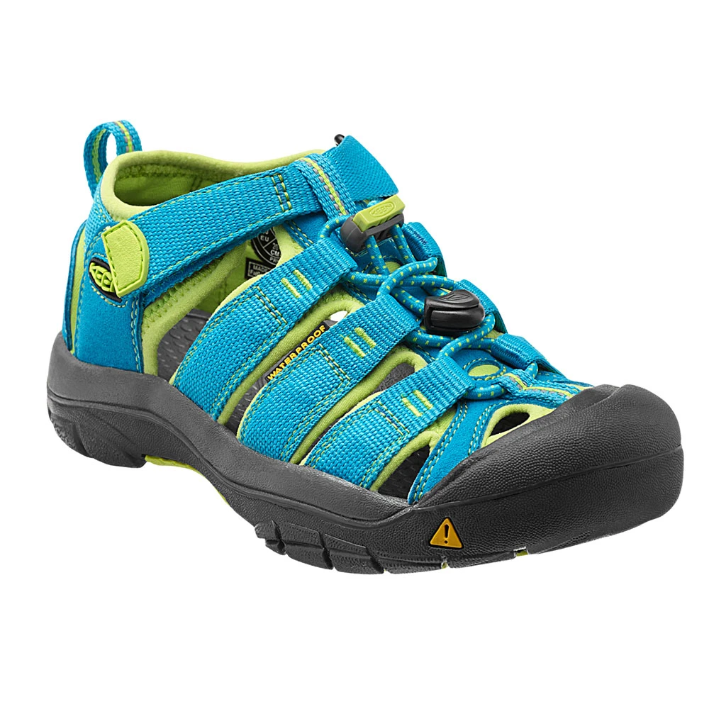 Keen Newport H2 Youth Sandalen Hawaiian Blue/Green Glow Kinder – Bild 8