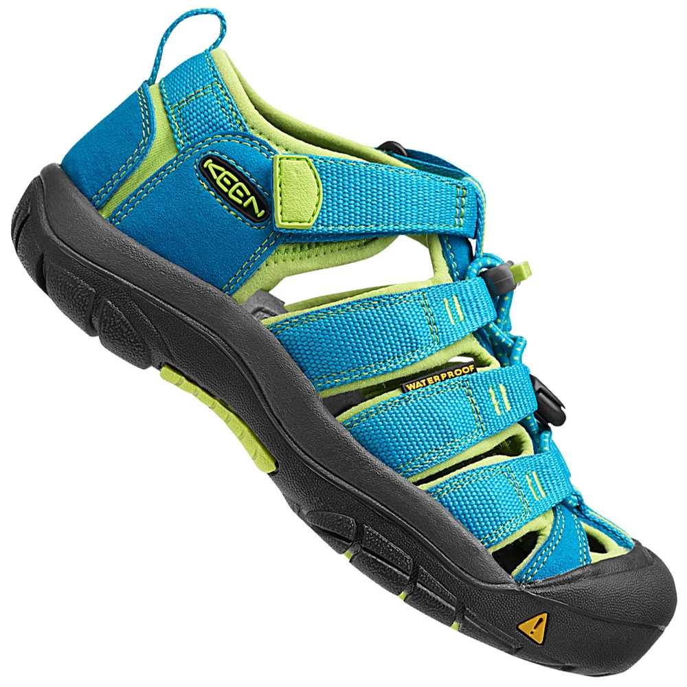 Keen Newport H2 Youth Sandalen Hawaiian Blue/Green Glow Kinder