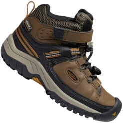 Keen Targhee Mid WP Children Freizeitschuhe Dark Earth/Golden Brown Kinder