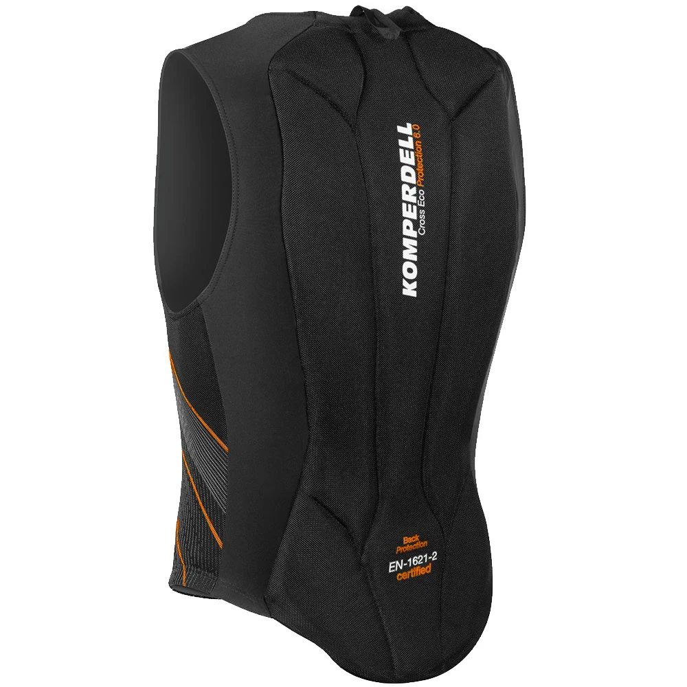 Komperdell Cross Super Eco Vest Protektorweste Black/Orange Herren – Bild 2