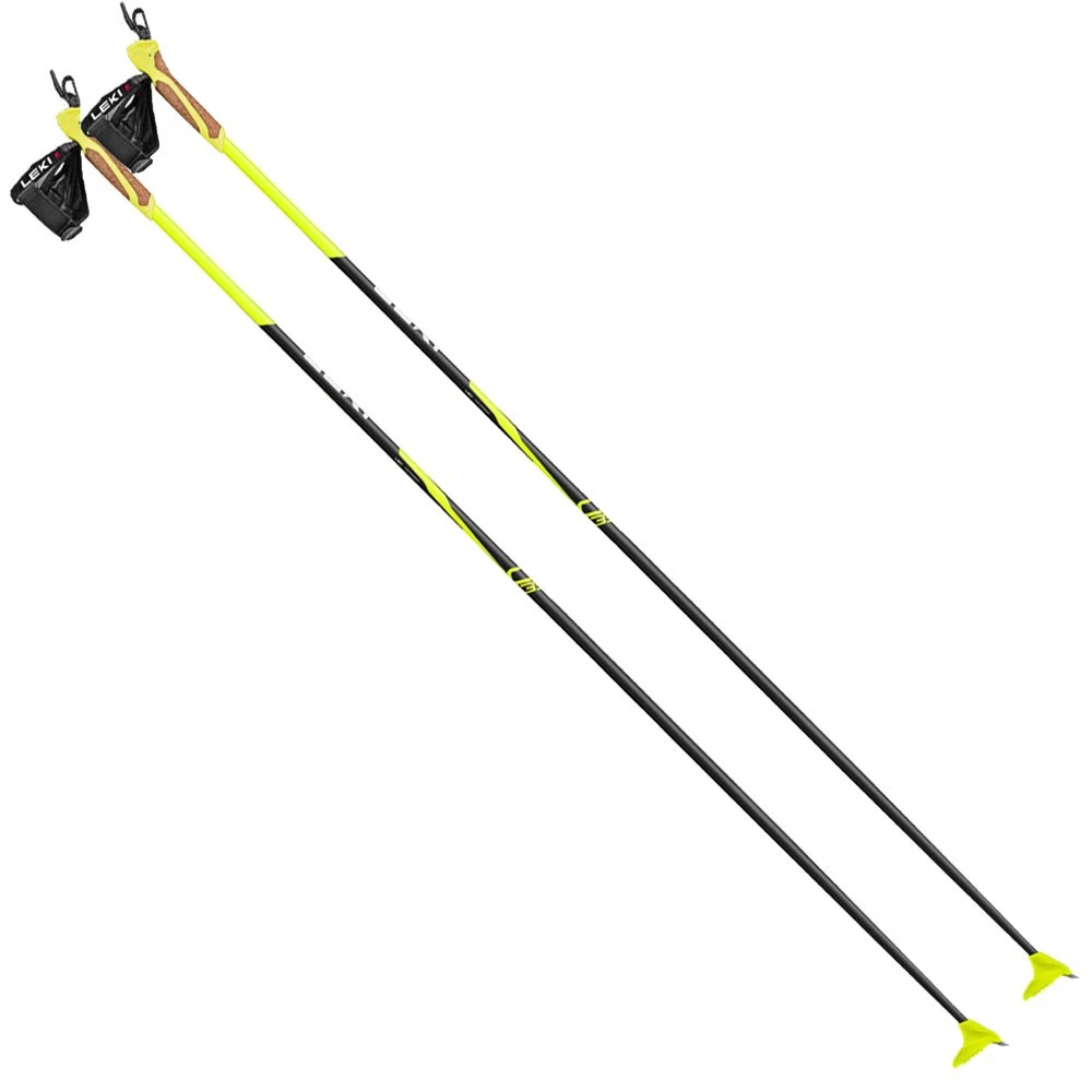 Leki CC 350 Langlaufstöcke Black/Neonyellow/White Damen, Herren