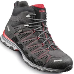 Meindl X-SO 70 Mid Gore-Tex Trekkingschuhe Schwarz/Rot Herren