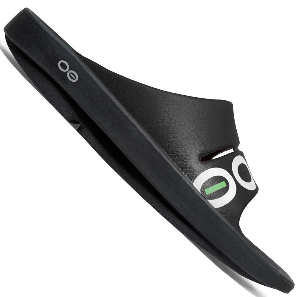 Oofos Ooahh Sport Regenerationsschlappen Black Damen, Herren