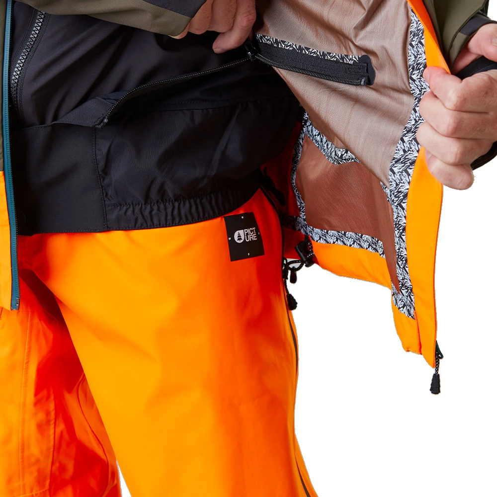 Picture Broader 3L Funktionsjacke Dark Army Green Herren – Bild 7