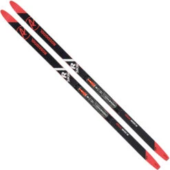 Rossignol Speed Skin SS Langlaufski Black/Red Kinder