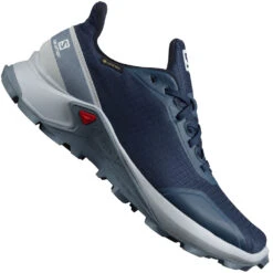 Salomon Alphacross GTX Laufschuhe Sargasso Sea/Pearl Blue/Flint Stone Damen