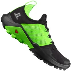 Salomon Madcross Trailrunning-Schuhe Black/Green Gecko/Quiet Shade Herren