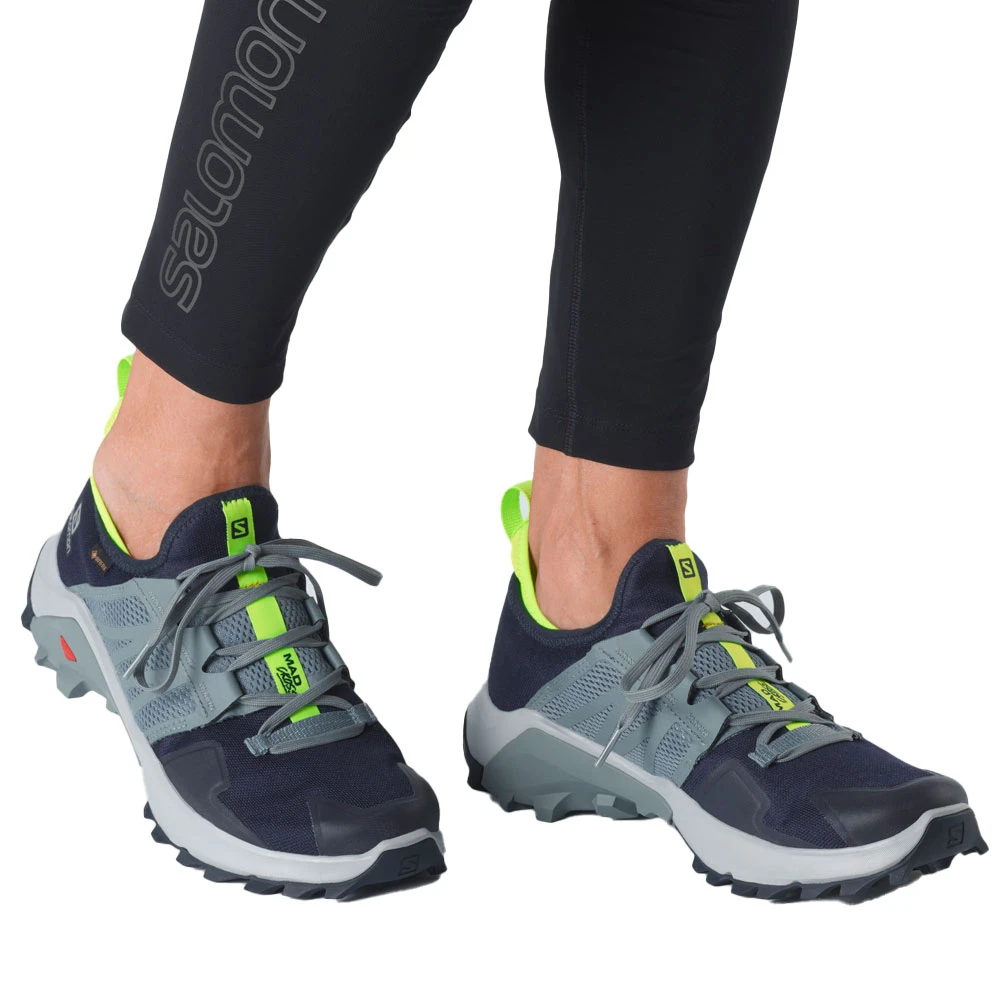Salomon Madcross GTX Trailrunningschuhe Night Sky/Trooper/Green Gecko Herren – Bild 5