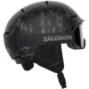 Salomon Player Combo Skihelm Inklusive Brille Black Kinder