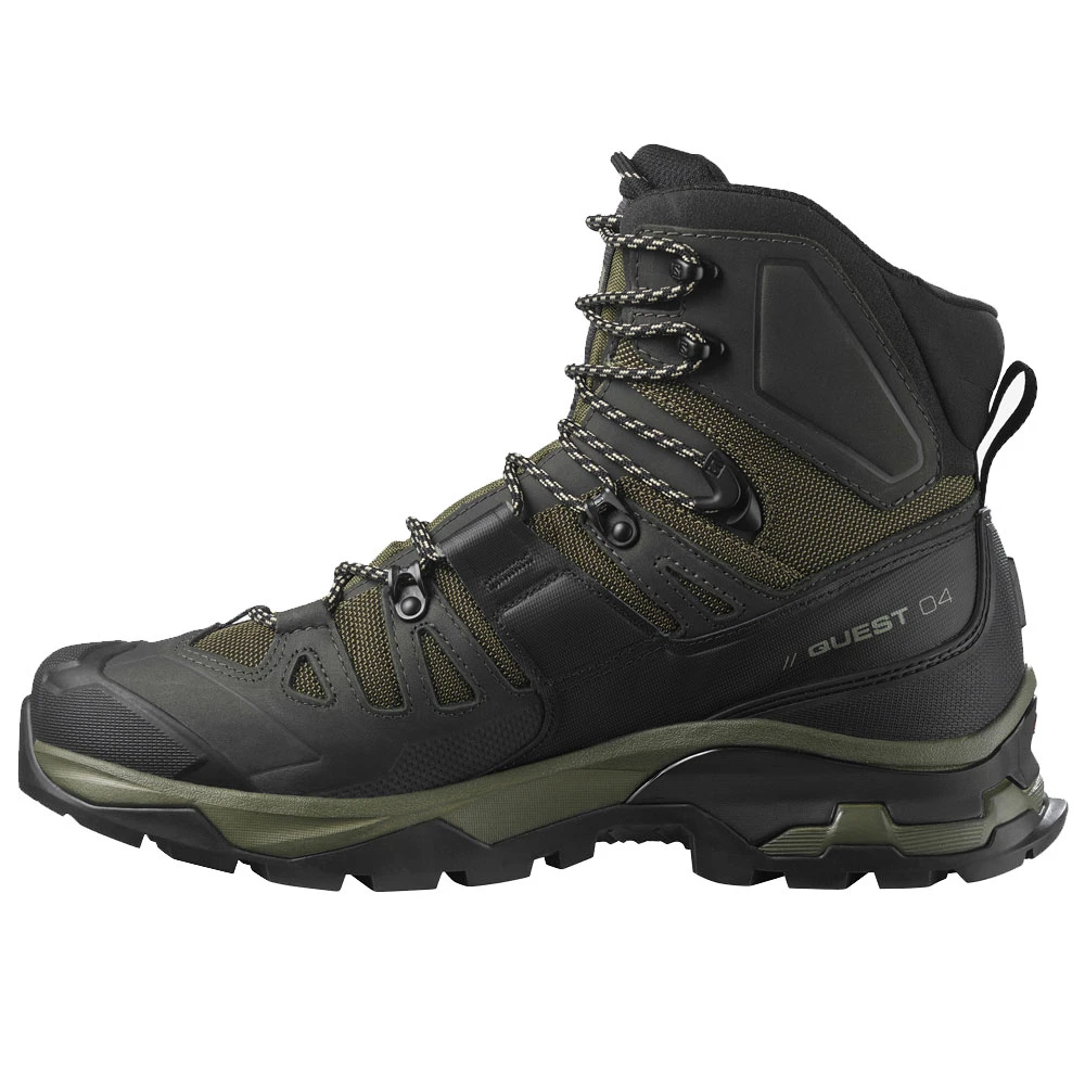 Salomon Quest 4 GTX Wanderstiefel Olive Night/Peat/Safari Herren – Bild 3