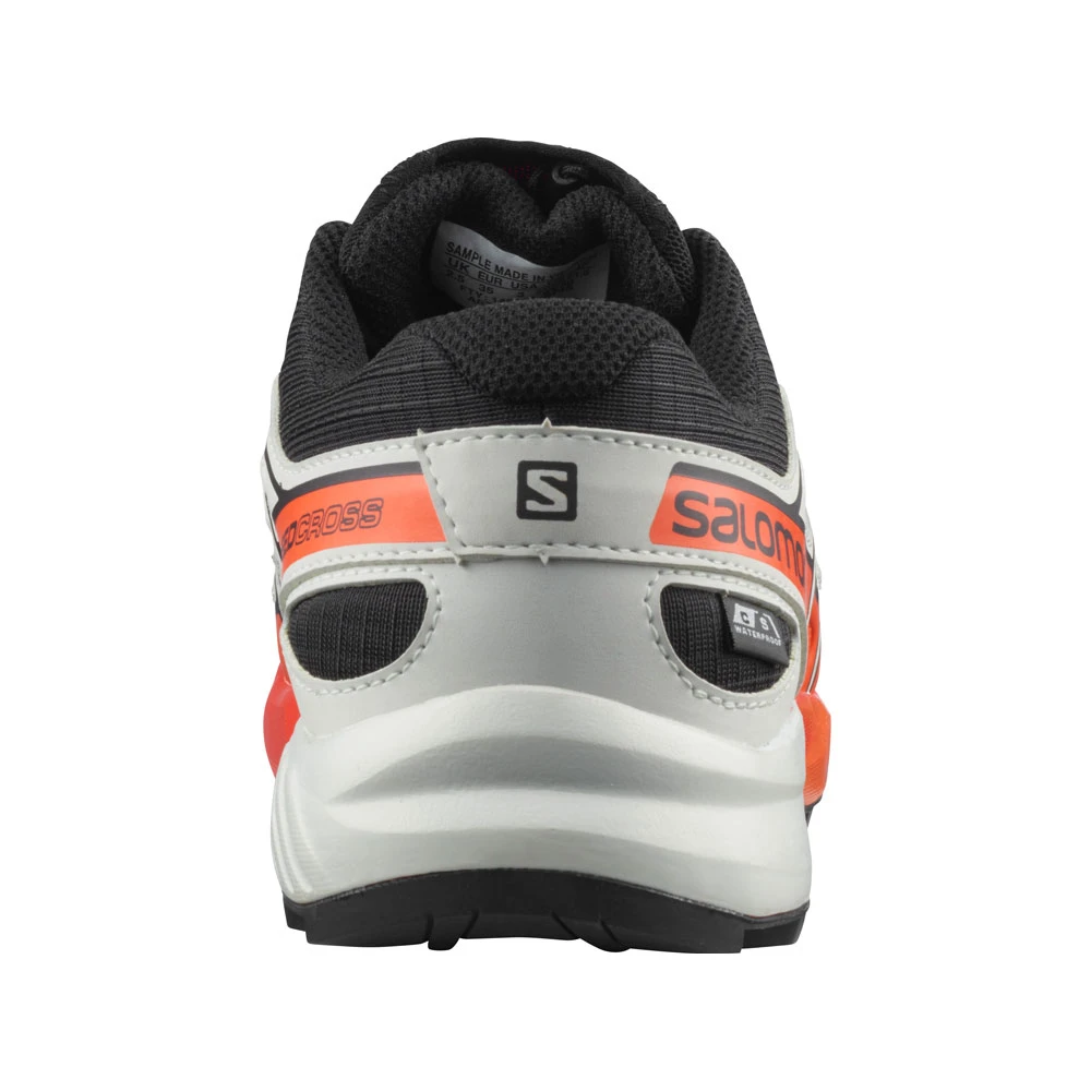Salomon Speedcross CSWP J Laufschuhe Black/Lunar Rock/Cherry Tomato Kinder – Bild 3