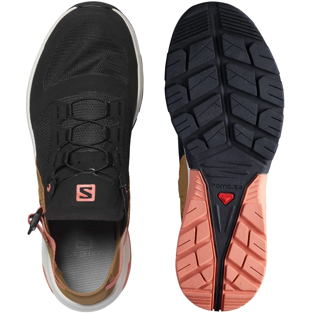 Salomon Tech Amphib 4 Sportsandalen Black/Bistre/Tawny Orange Damen – Bild 2