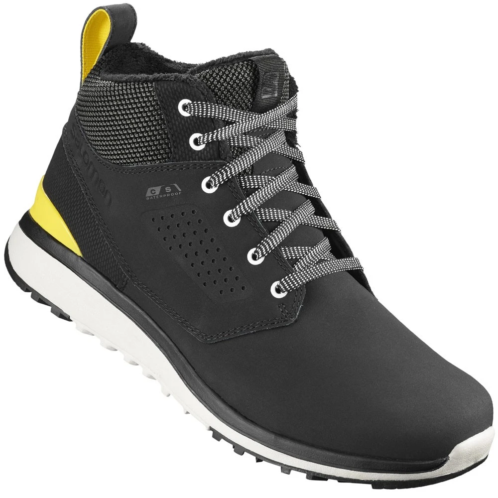 Salomon Utility Freeze CS WP Winterschuhe Black/Black/Empire Yellow Herren