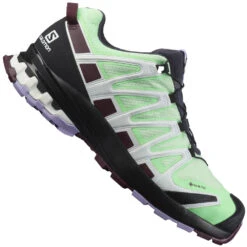 Salomon XA Pro 3D V8 Gore-Tex Trailschuhe Patina Green/Wine Tasting/Lavender Damen