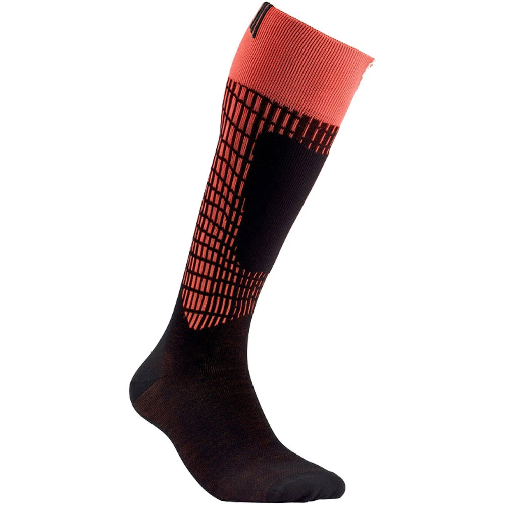 Sidas Sock Ski Comfort MV Skisocken Black/Red Damen, Herren – Bild 3