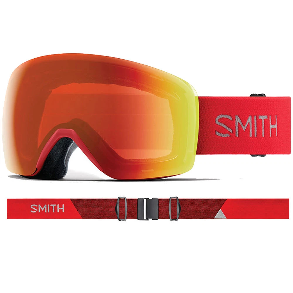 Smith Skyline Skibrille Rise/Chromapop Everday Red Mirror Damen, Herren – Bild 2