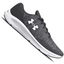 Under Armour Charged Pursuit 3 Twist Laufschuhe Jet Gray/White Herren