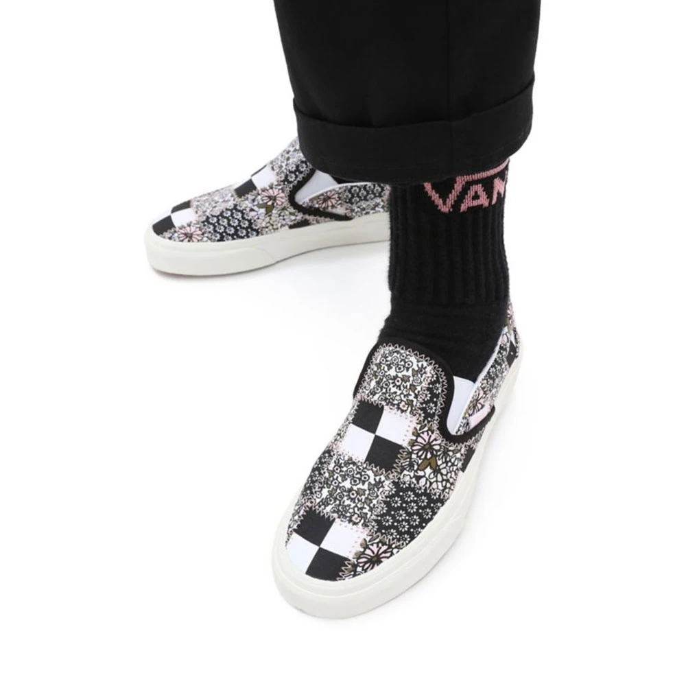Vans Classic Slip-On Sneaker (Patchwork Floral) Multi/Marshmellow Damen, Herren – Bild 8