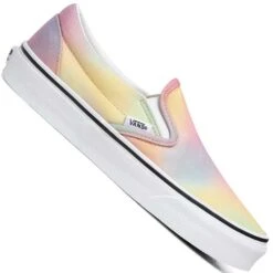 Vans Classic Slip-On Slipper Aura Shift/Multi/True White Damen, Herren