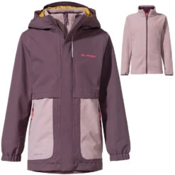 Vaude Campfire 3in1 Doppeljacke Blackberry Kinder