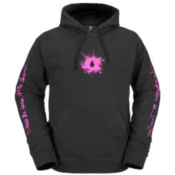 Volcom Inuslate Pullover Fleece Sweater Black Herren