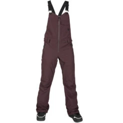 Volcom Swift Bib Overall Black Red Damen